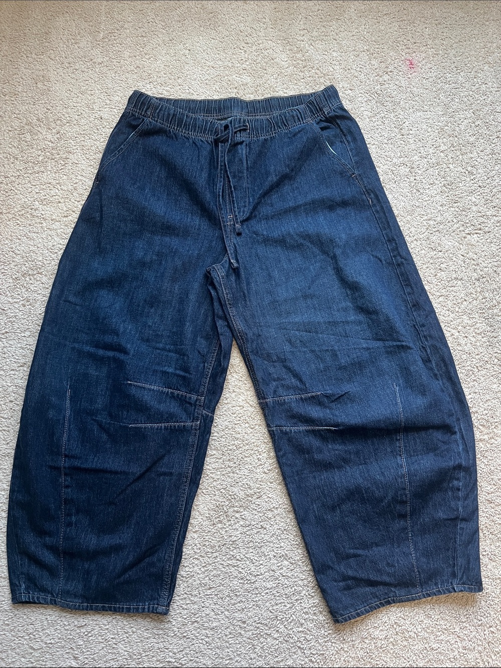 Old Navy Dark Blue Wide Leg Denim Pants